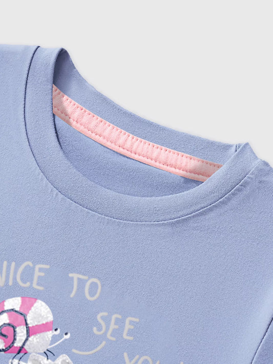 Children's Seahorse Graphic Short Sleeve T-Shirt