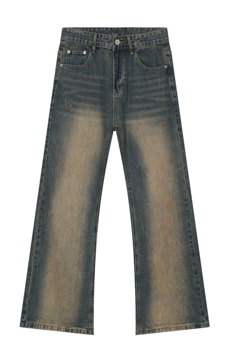 Men's Bootcut Jeans with Pockets