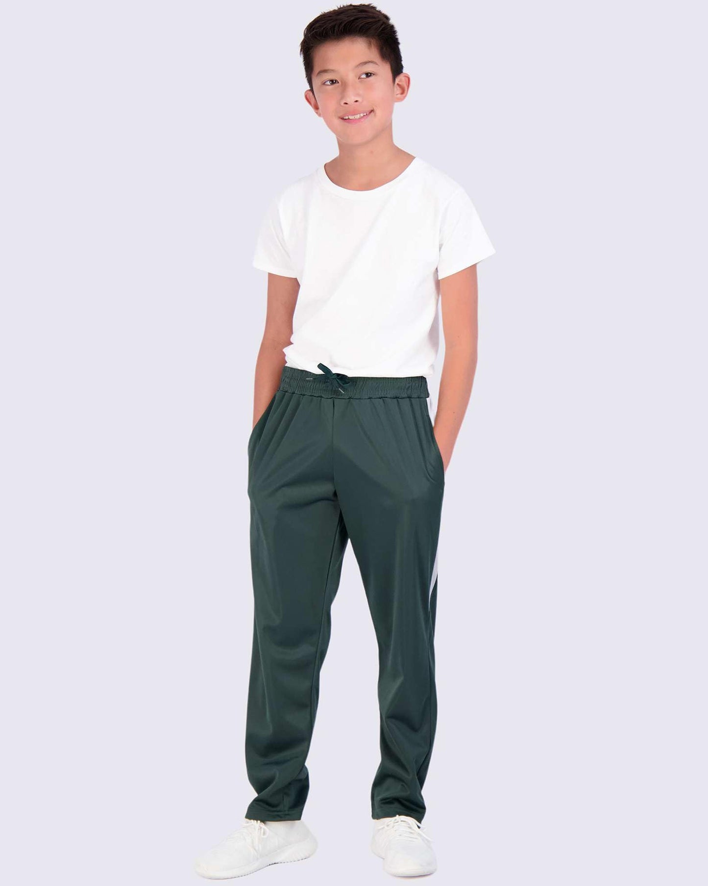 Real Essentials 3 Pack: Boys' Tricot Open Bottom Fleece-Lined Sweatpants with Pockets