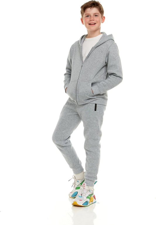 PURE CHAMP Boys 3‑Pack Fleece Hoodie, Pullover & Zip‑Up