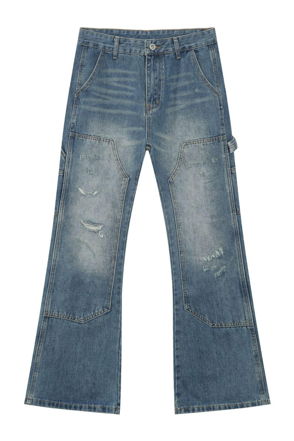 Men's Distressed Baggy Jeans