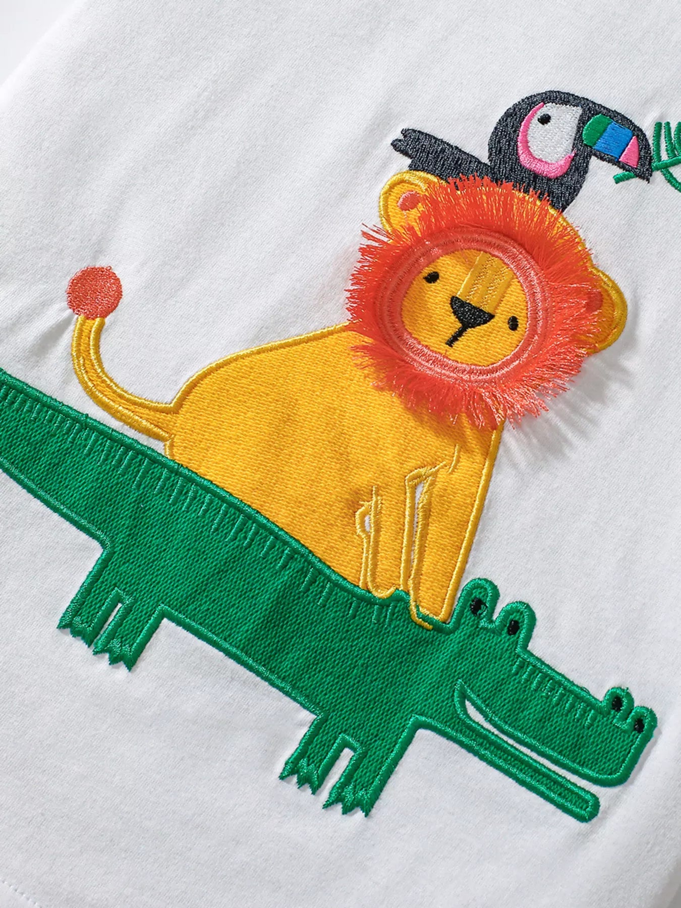Children's Animal Round Neck T-Shirt