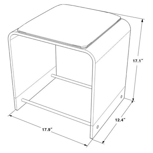 Plastic Vanity Stool