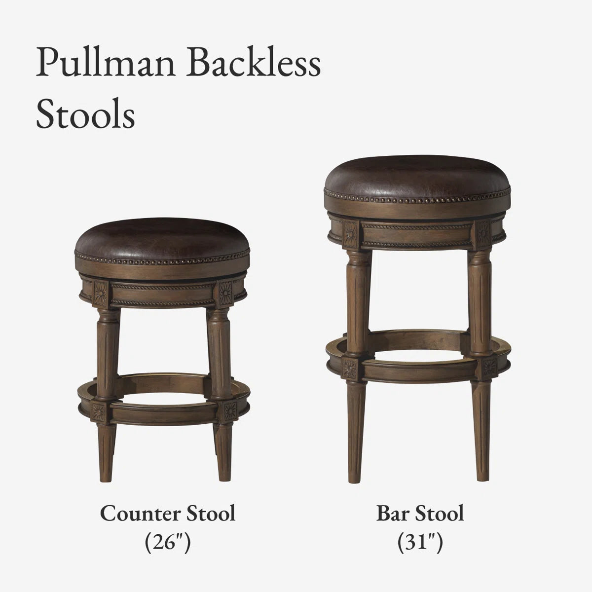 Maven Lane Backless Bar Stool