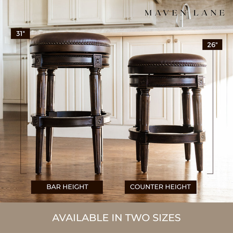 Maven Lane Backless Bar Stool