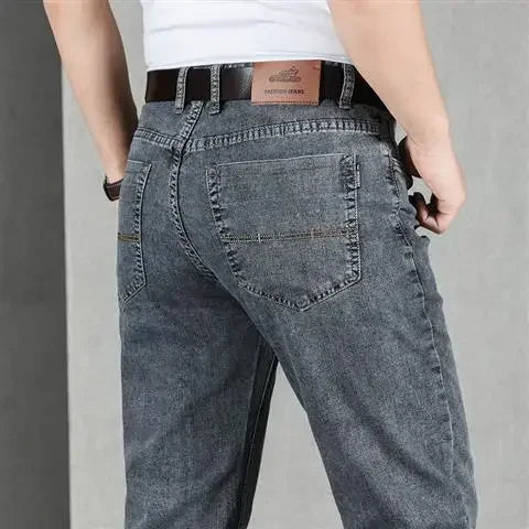 Jeans for Men Work Wear Male Cowboy Pants Fashion Trousers