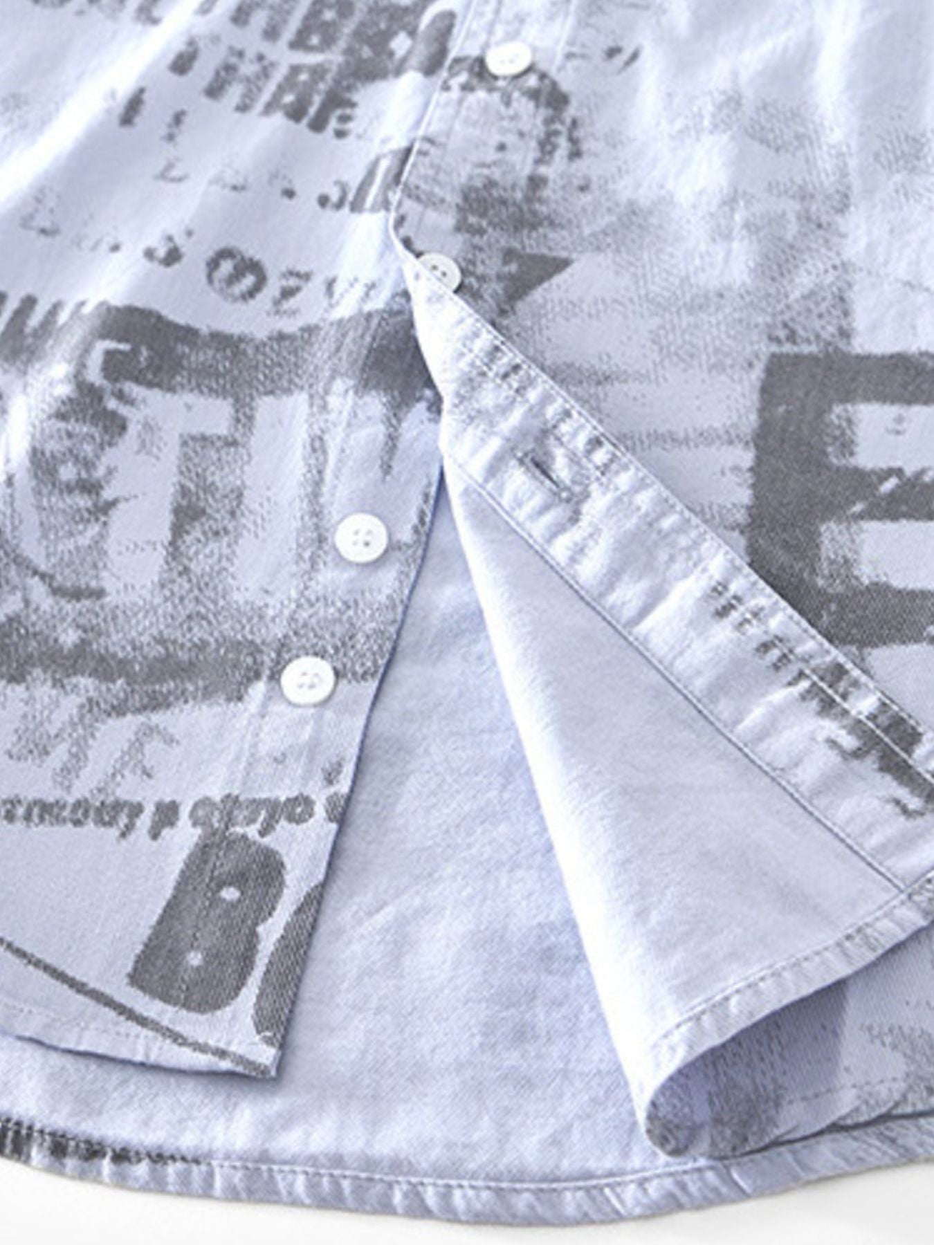 Men's Printed Short Sleeve Shirt