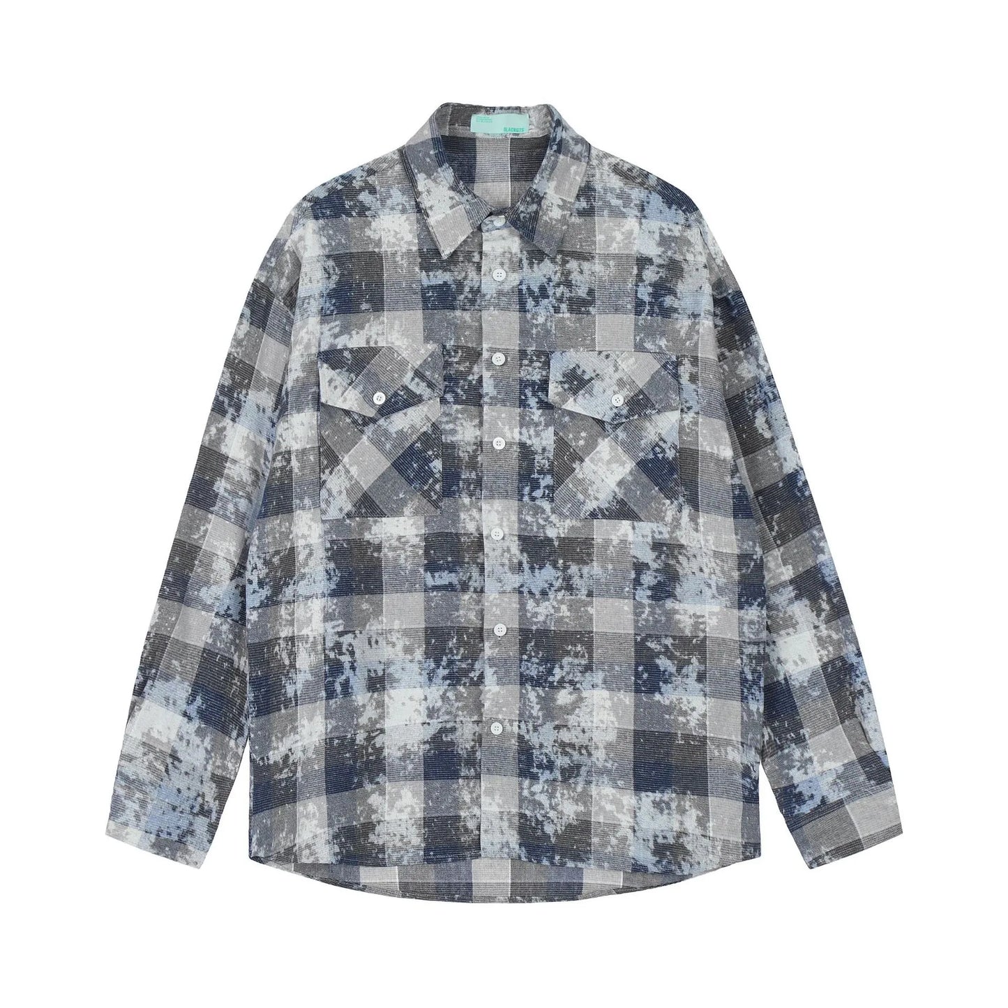 Men's Plaid Pattern Long Sleeve Shirt