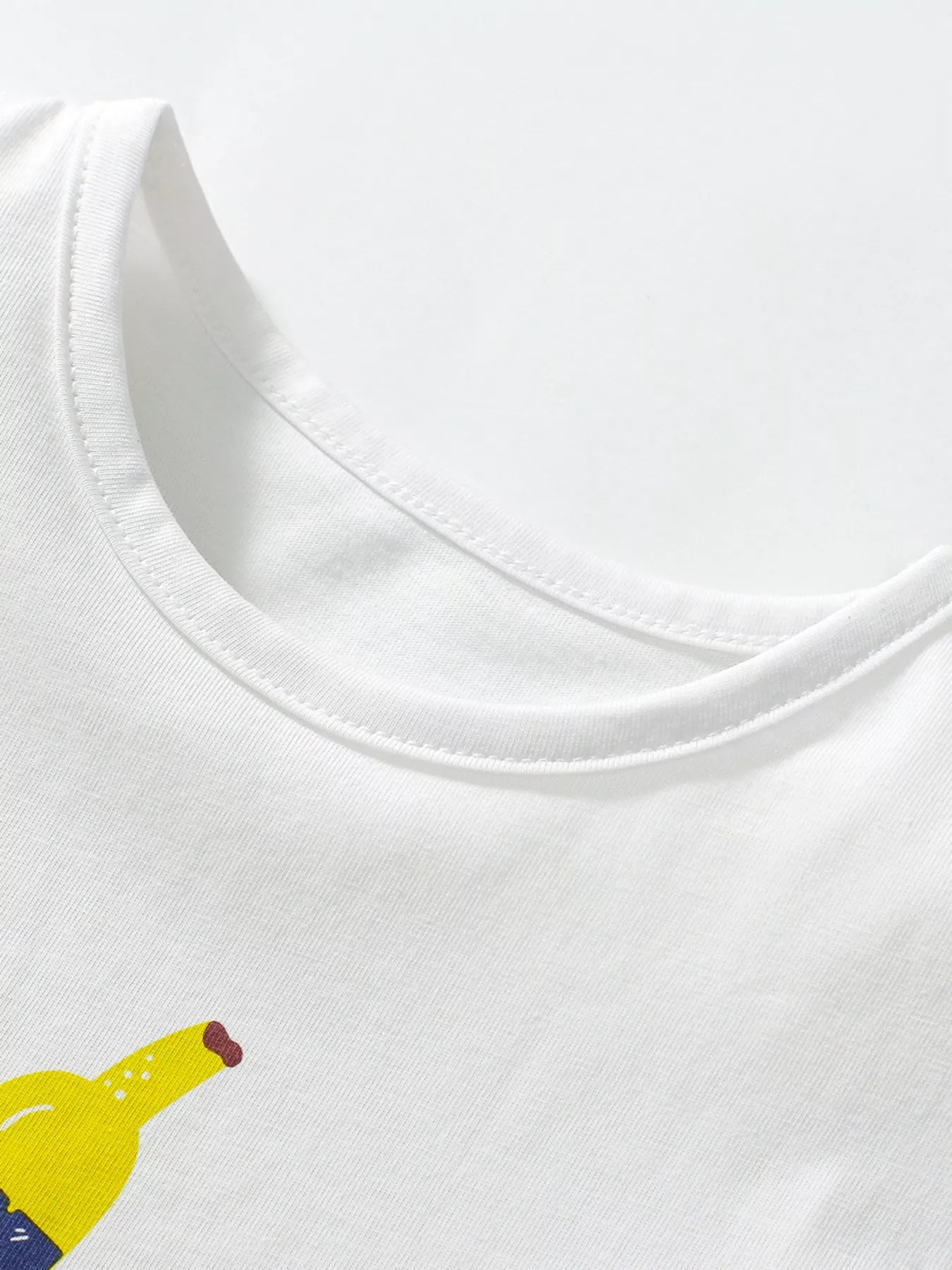 Children's Cute Cartoon Graphic Short Sleeve T-Shirt