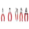 Milwaukee Heavy-Duty 5-Piece Electrician's Pliers Set with Crimper