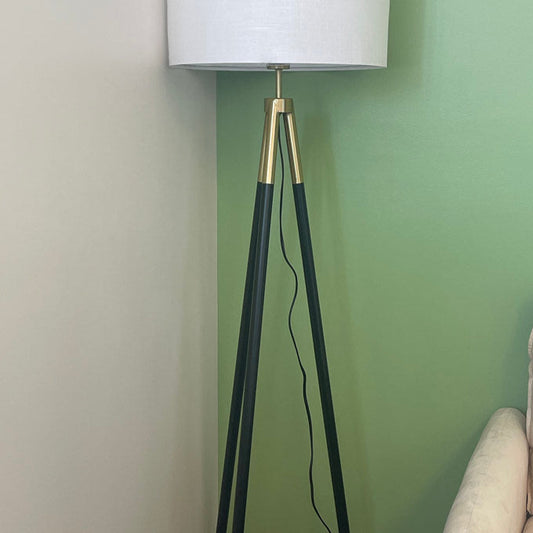 Brightech Levi 61" Mid-Century Modern Gold Tripod Floor Lamp