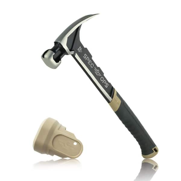 SPEC OPS Professional 3-Piece Nailing Hammer, Molding Pry Bar, Nail Set Kit