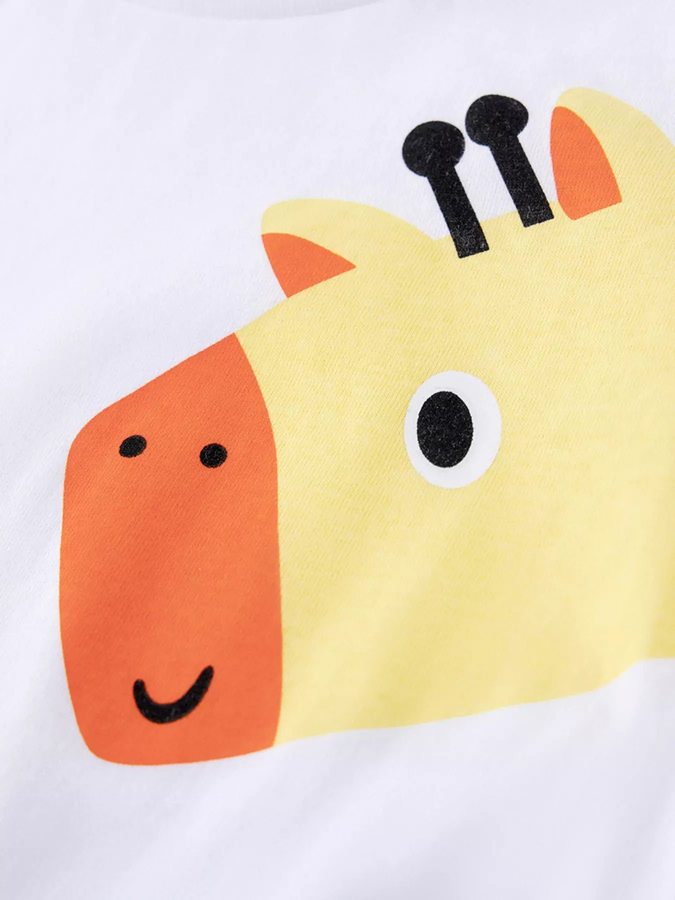 Children's Cartoon Animal Print Short Sleeve T-Shirt