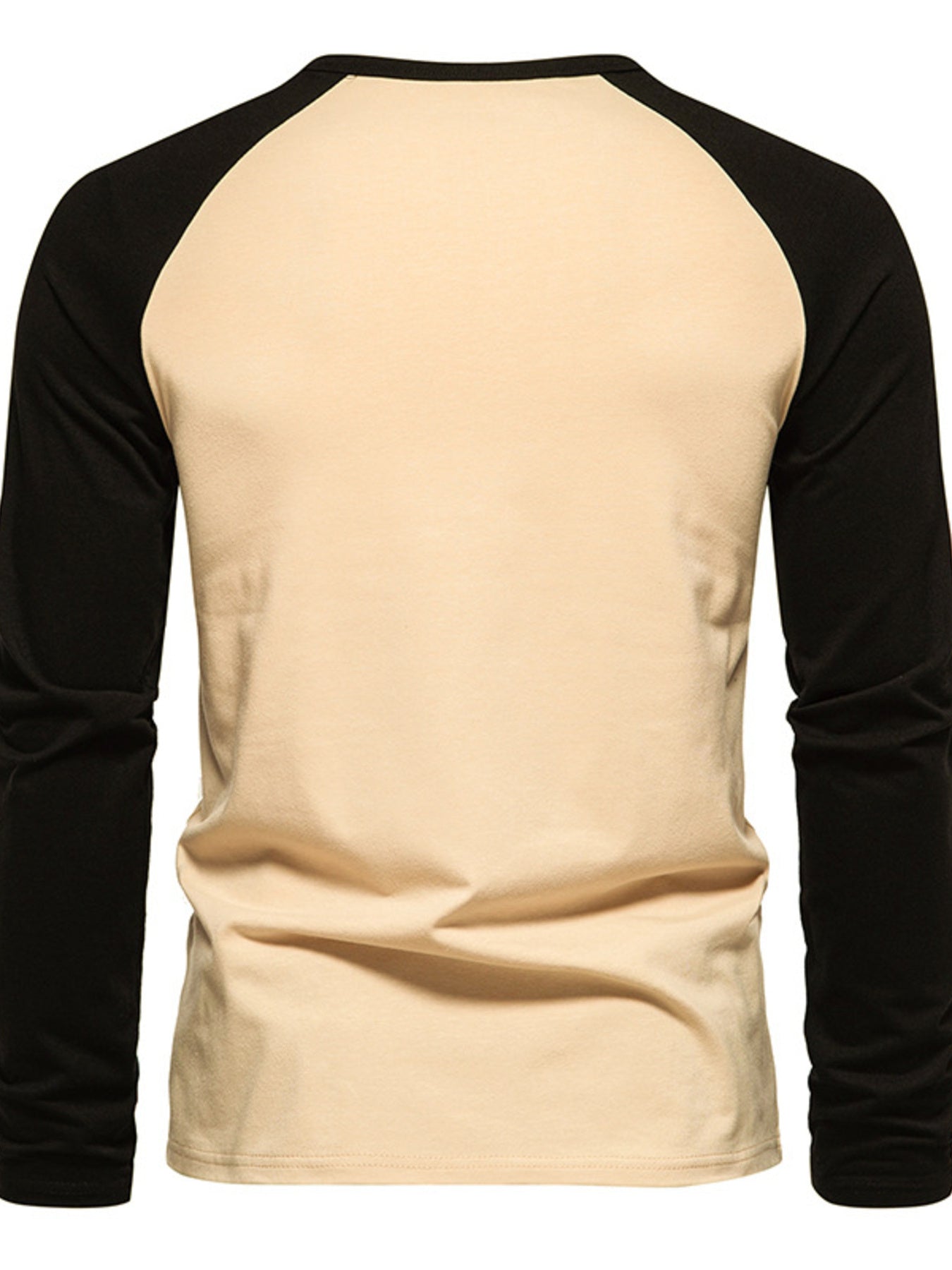 Men's Casual Henley Long Sleeve T-Shirt