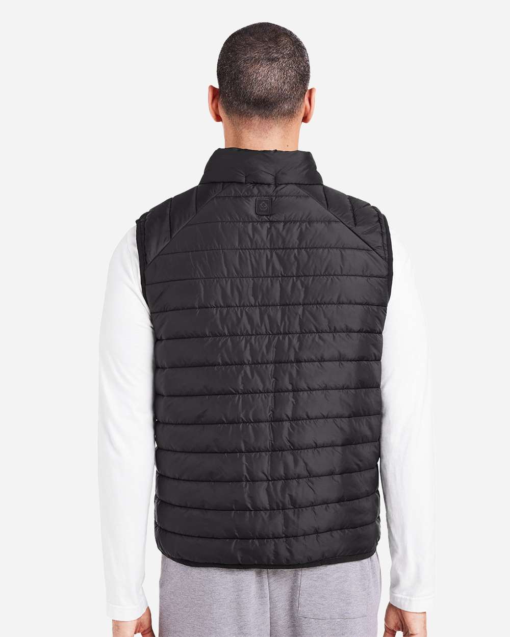 TASC Performance Men's Quilted Puffer Vest - Sustainable, Water-Resistant, Recycled Nylon