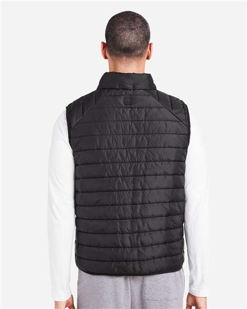 TASC Performance Men's Quilted Puffer Vest - Sustainable, Water-Resistant, Recycled Nylon