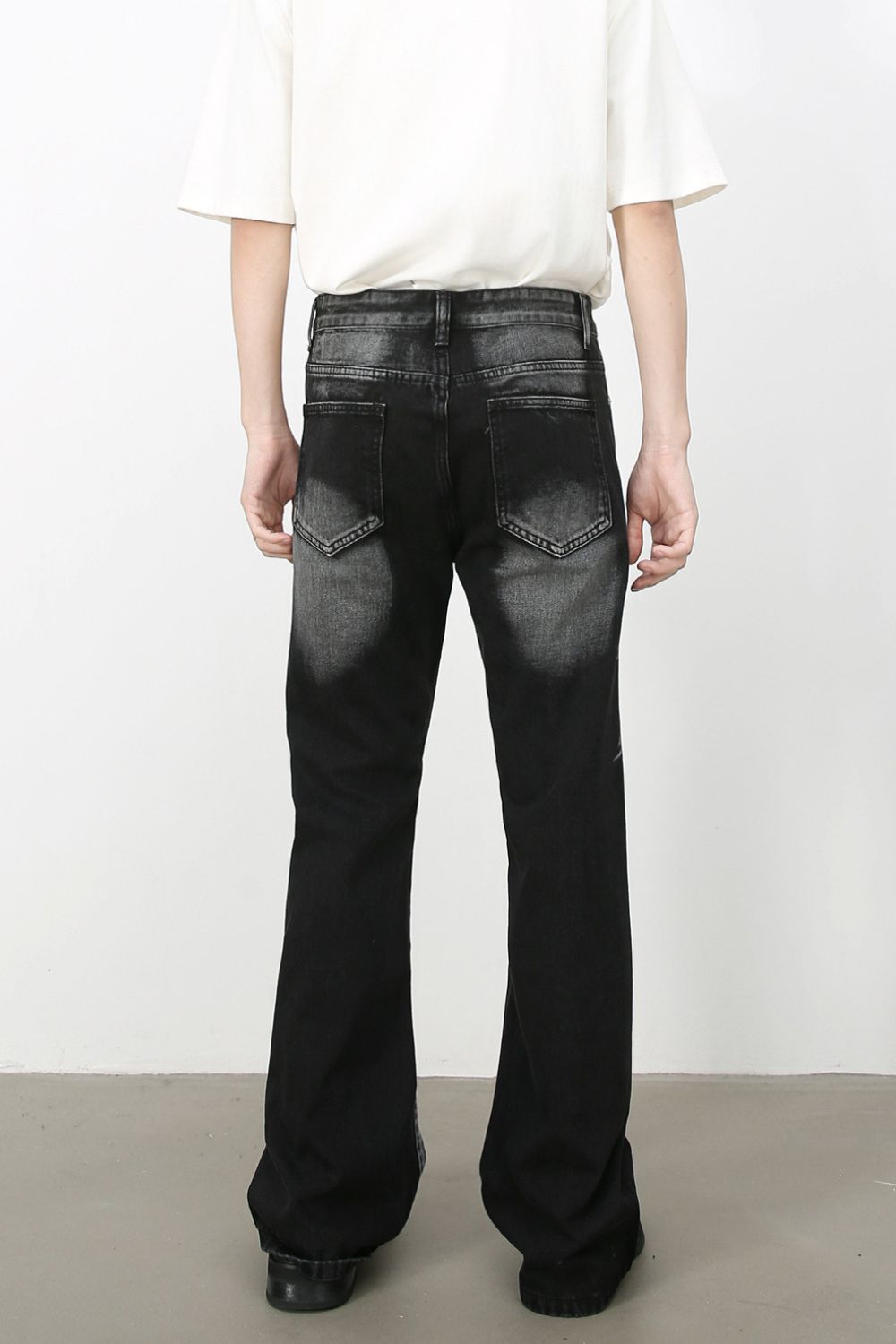 Men's Bootcut Jeans with Pockets