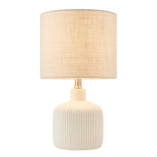 Wrought Studio Cream White Ceramic Table Lamp