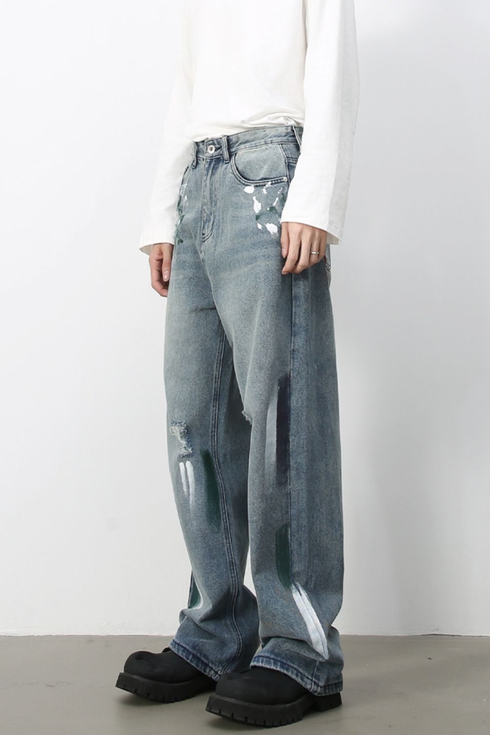 Men's Paint Loose Jeans