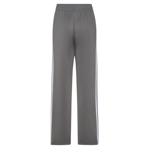 adidas boys Active Sports Athletic Tricot Jogger Track Pants, Iconic Adi Black, Small US