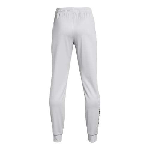 Under Armour Boys Brawler 2.0 Tapered Pants , Black (001)/White , Large
