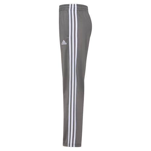 adidas boys Active Sports Athletic Tricot Jogger Track Pants, Iconic Adi Black, Small US