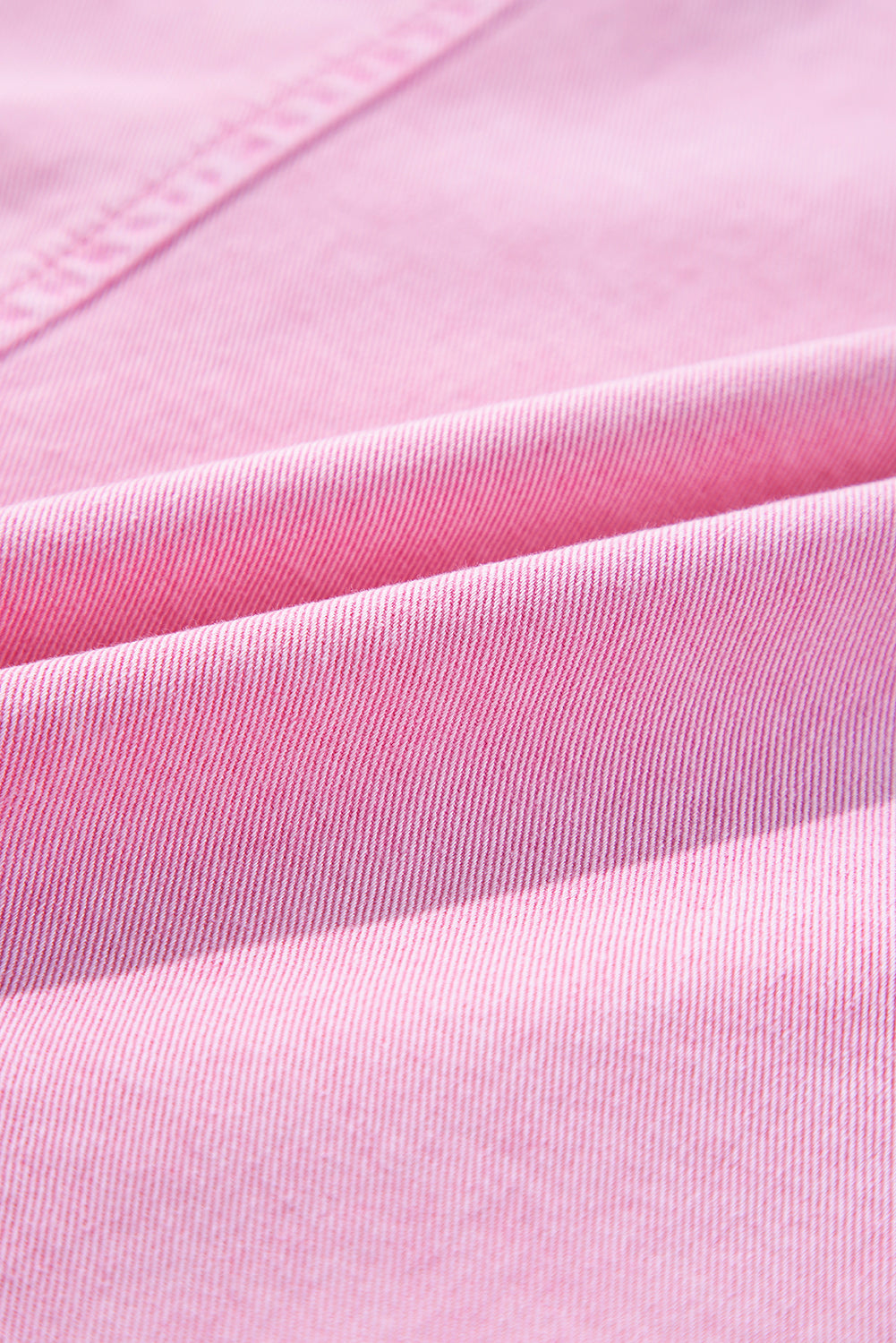 Orchid Petal Double Chest Pocket Denim Shirt Dress 