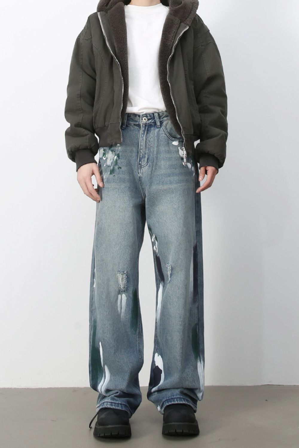 Men's Paint Loose Jeans