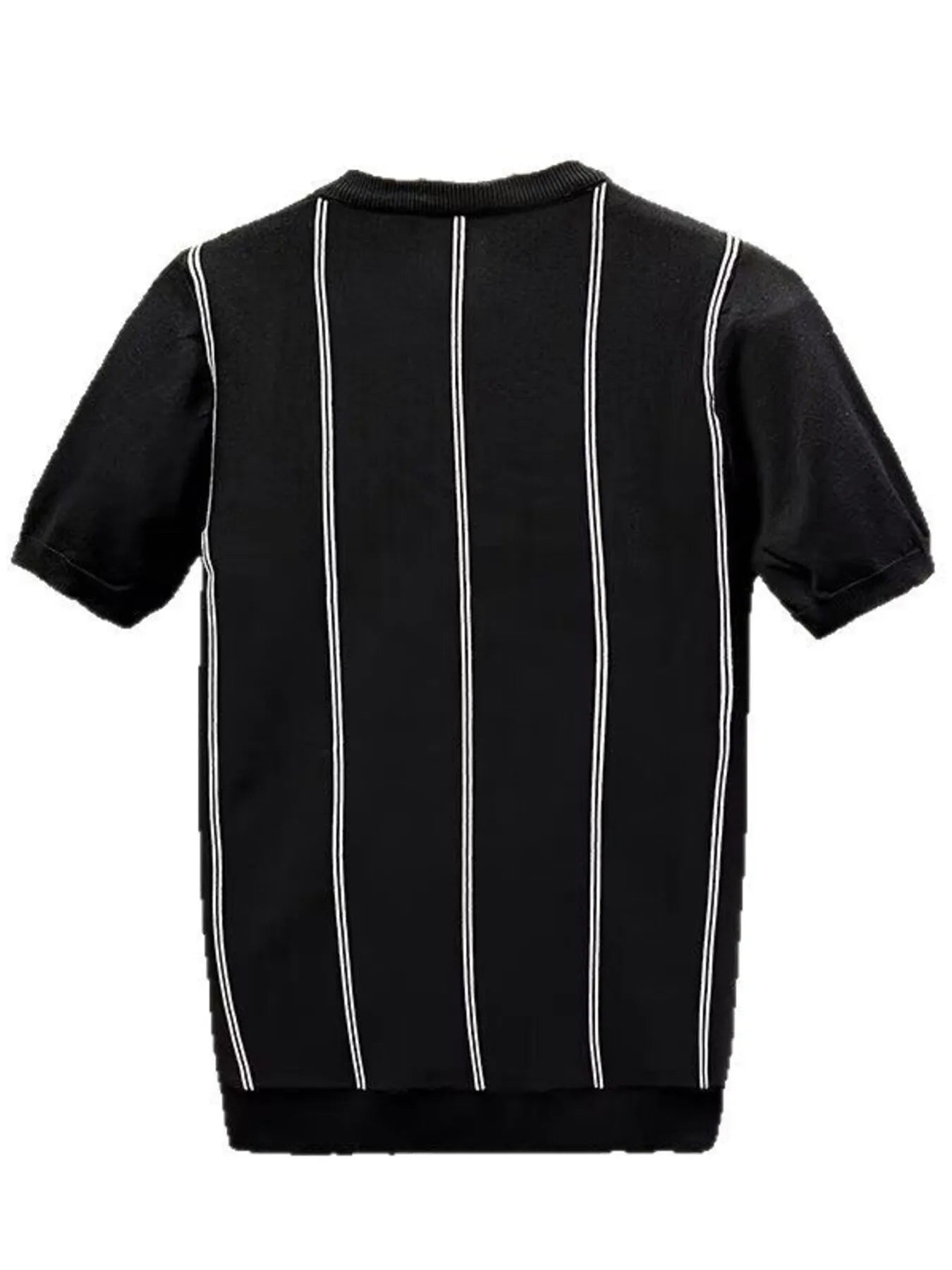 Men's Full Size Striped Short Sleeve T-Shirt Plus Size