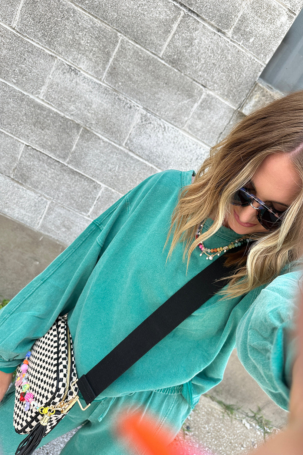 Black Leopard Print Halter Tank Top and Pants Set