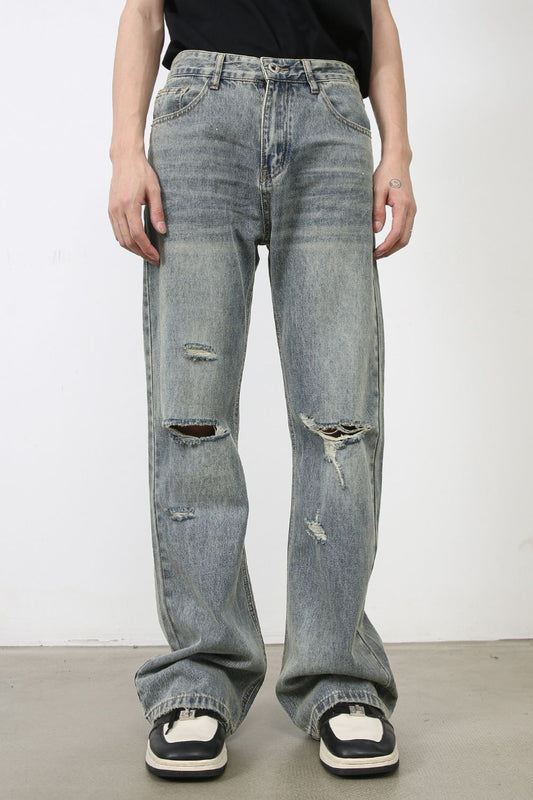 Men's Distressed Jeans