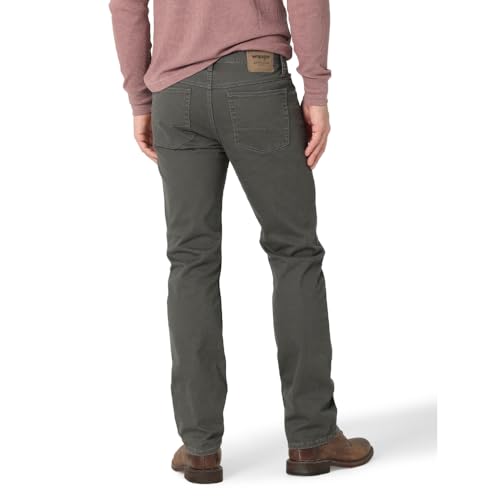 Wrangler Authentics Men's Slim Fit Straight Leg Jean, Anthracite, 34W x 30W