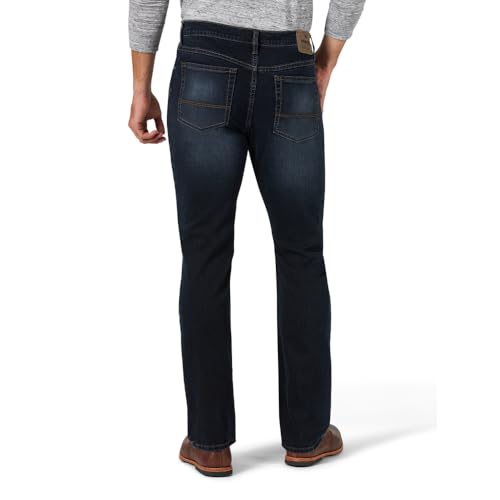 Wrangler Authentics Men's Slim Fit Straight Leg Jean, Anthracite, 34W x 30W