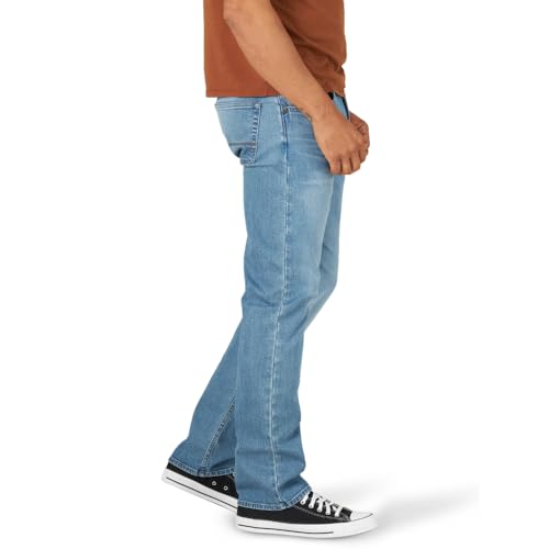 Wrangler Authentics Men's Slim Fit Straight Leg Jean, Anthracite, 34W x 30W