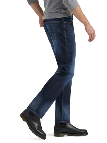 Lee Men's Extreme Motion Straight Taper Jean Cougar 34W x 30L