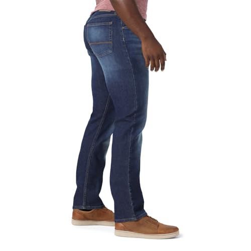 Wrangler Authentics Men's Slim Fit Straight Leg Jean, Anthracite, 34W x 30W