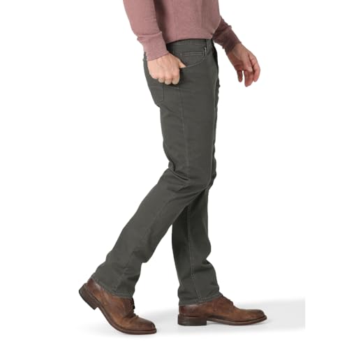 Wrangler Authentics Men's Slim Fit Straight Leg Jean, Anthracite, 34W x 30W