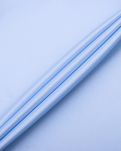 J.VER Men's Dress Shirts Solid Long Sleeve Stretch Wrinkle-Free Formal Shirt Business Casual Button Down Shirts White