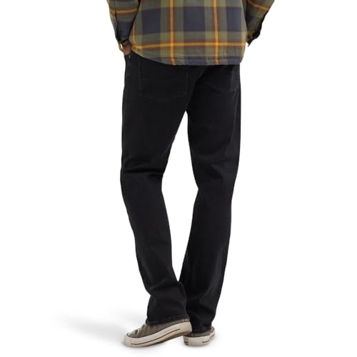 Wrangler Authentics Men's Slim Fit Straight Leg Jean, Anthracite, 34W x 30W