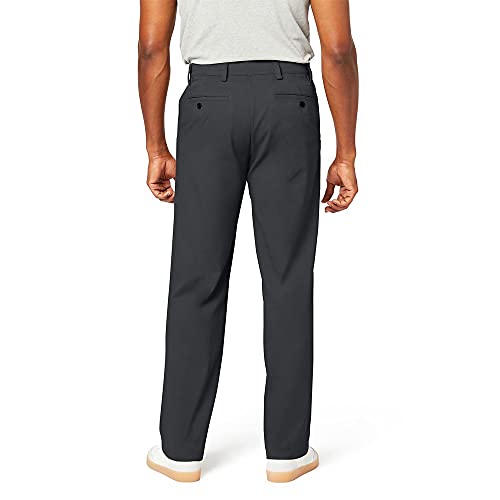 Dockers Men's Relaxed Fit Comfort Pants, British Khaki, 34W x 29L