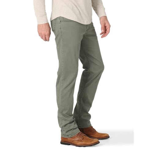 Wrangler Authentics Men's Slim Fit Straight Leg Jean, Anthracite, 34W x 30W