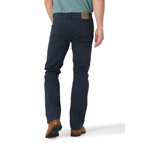 Wrangler Authentics Men's Slim Fit Straight Leg Jean, Anthracite, 34W x 30W