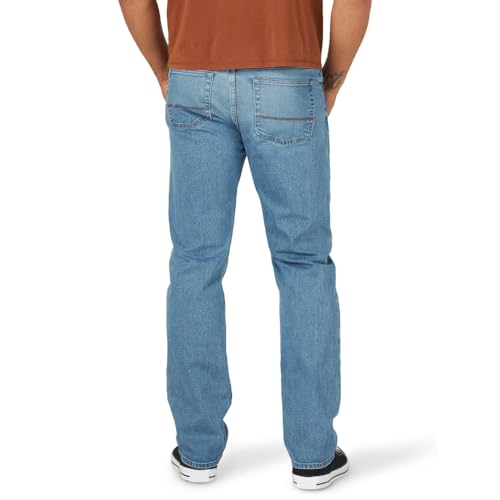 Wrangler Authentics Men's Slim Fit Straight Leg Jean, Anthracite, 34W x 30W