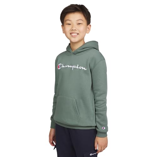 ChampionYouth Powerblend Fleece Hoodie, Signature Black, Small