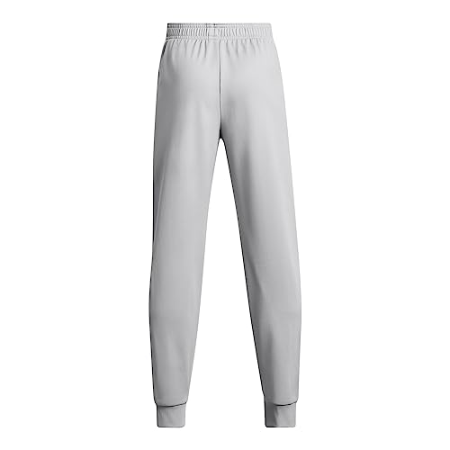 Under Armour Boys Brawler 2.0 Tapered Pants , Black (001)/White , Large