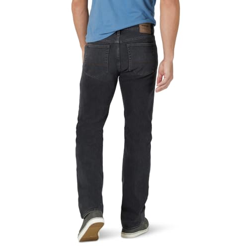 Wrangler Authentics Men's Slim Fit Straight Leg Jean, Anthracite, 34W x 30W