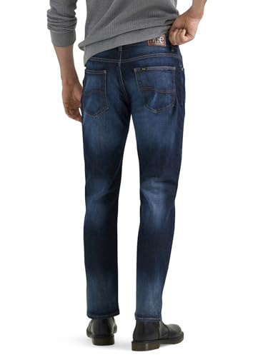 Lee Men's Extreme Motion Straight Taper Jean Cougar 34W x 30L