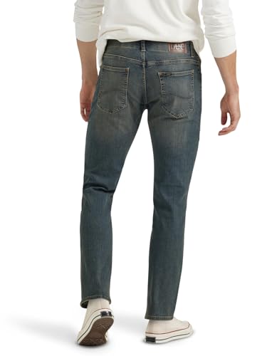 Lee Men's Extreme Motion Straight Taper Jean Cougar 34W x 30L