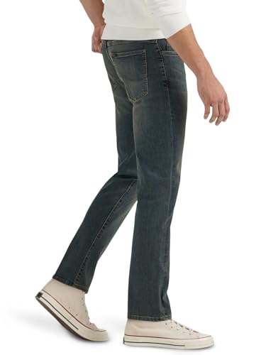 Lee Men's Extreme Motion Straight Taper Jean Cougar 34W x 30L