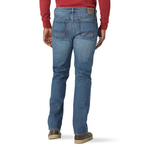 Wrangler Authentics Men's Slim Fit Straight Leg Jean, Anthracite, 34W x 30W